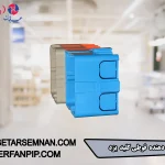 ارتفاع دهنده قوطی کلید یزد آبی و قرمز